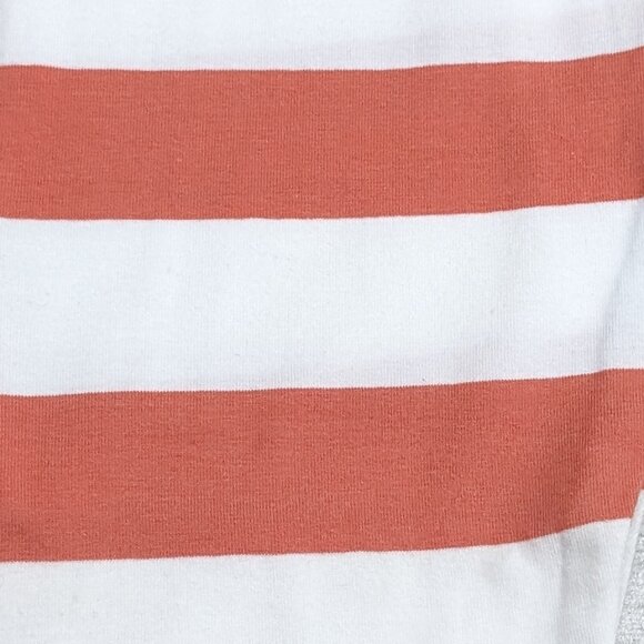 Pepco Full length Soft Cotton leggings Skinny Fit stretchy Orange Stripes NWOT - Picture 4 of 4